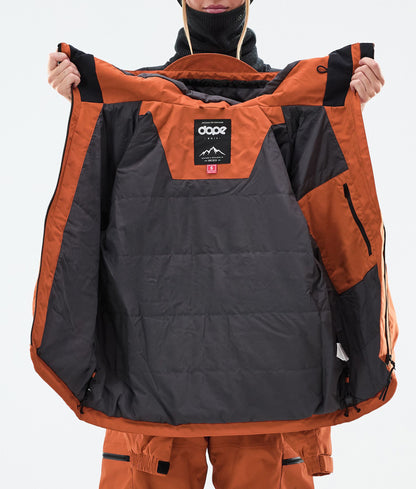Snowboard Jacket Women Burned Orange
