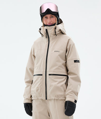 Snowboard Jacket Women Sand