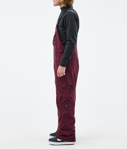 Snowboard Pants Men Burgundy