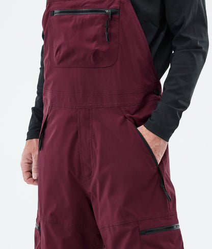 Snowboard Pants Men Burgundy