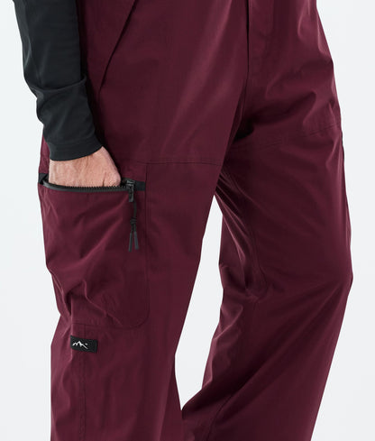 Snowboard Pants Men Burgundy