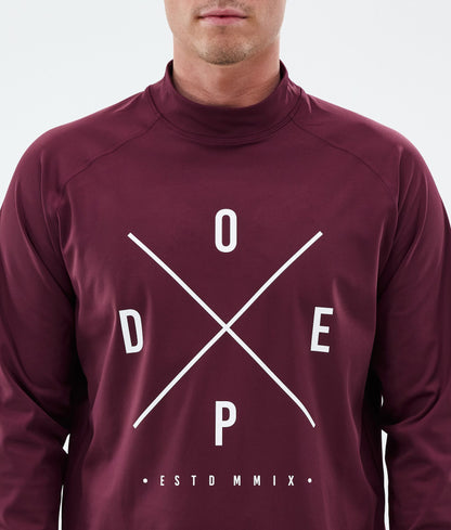 Base Layer Top Men 2X-Up Burgundy