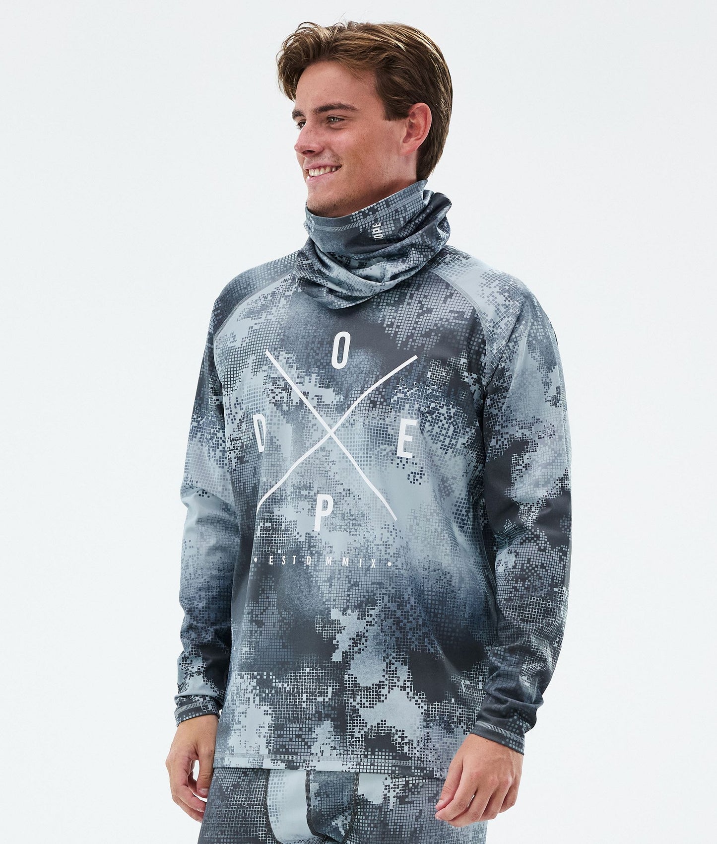 Base Layer Top Men 2X-Up Jungle Purple