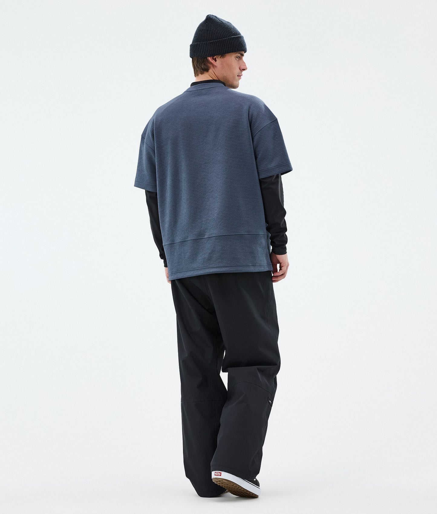 Fleece Sweater Men Metal Blue