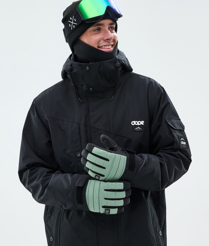 Ski Gloves Faded Green