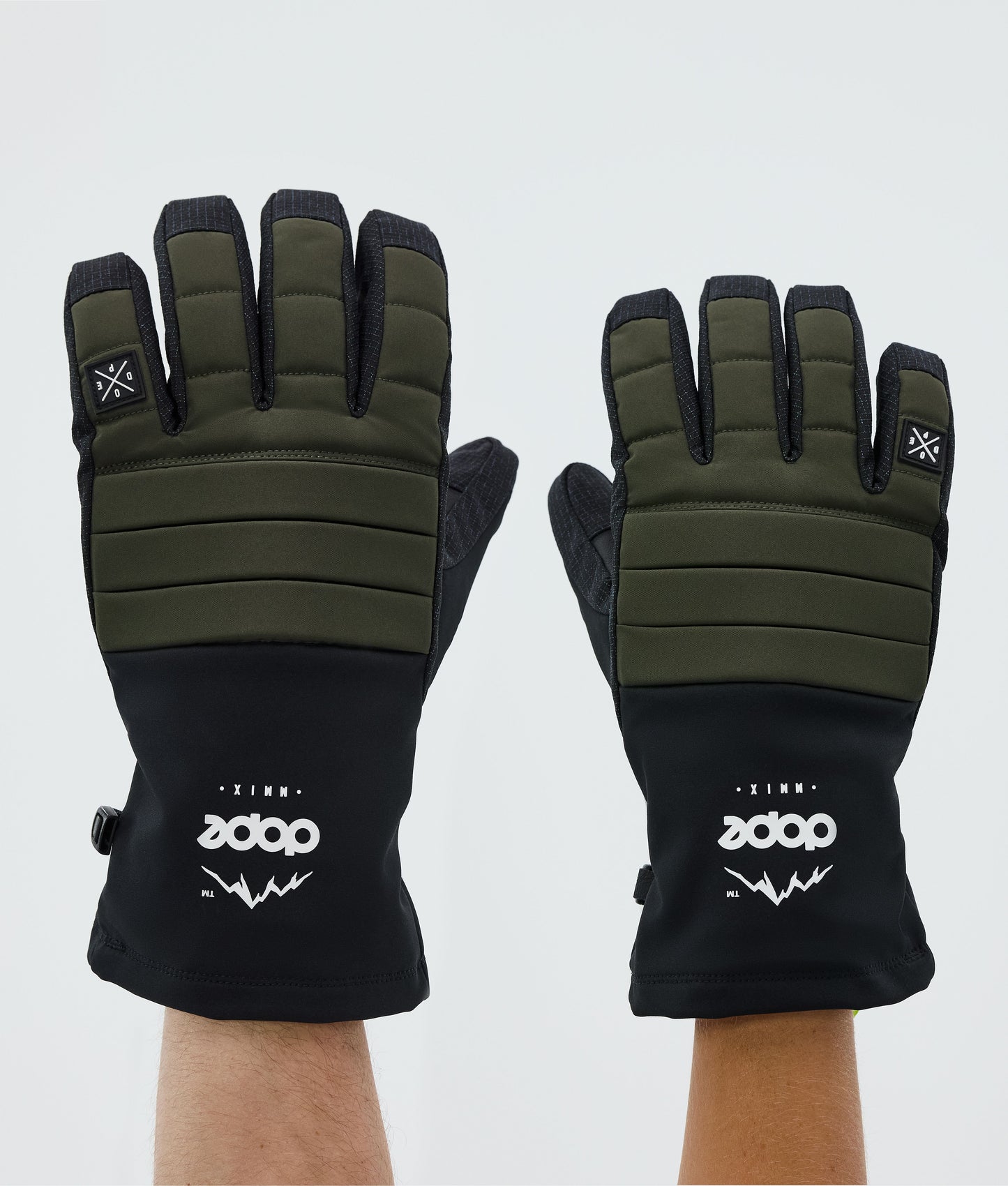 Ski Gloves Faded Green