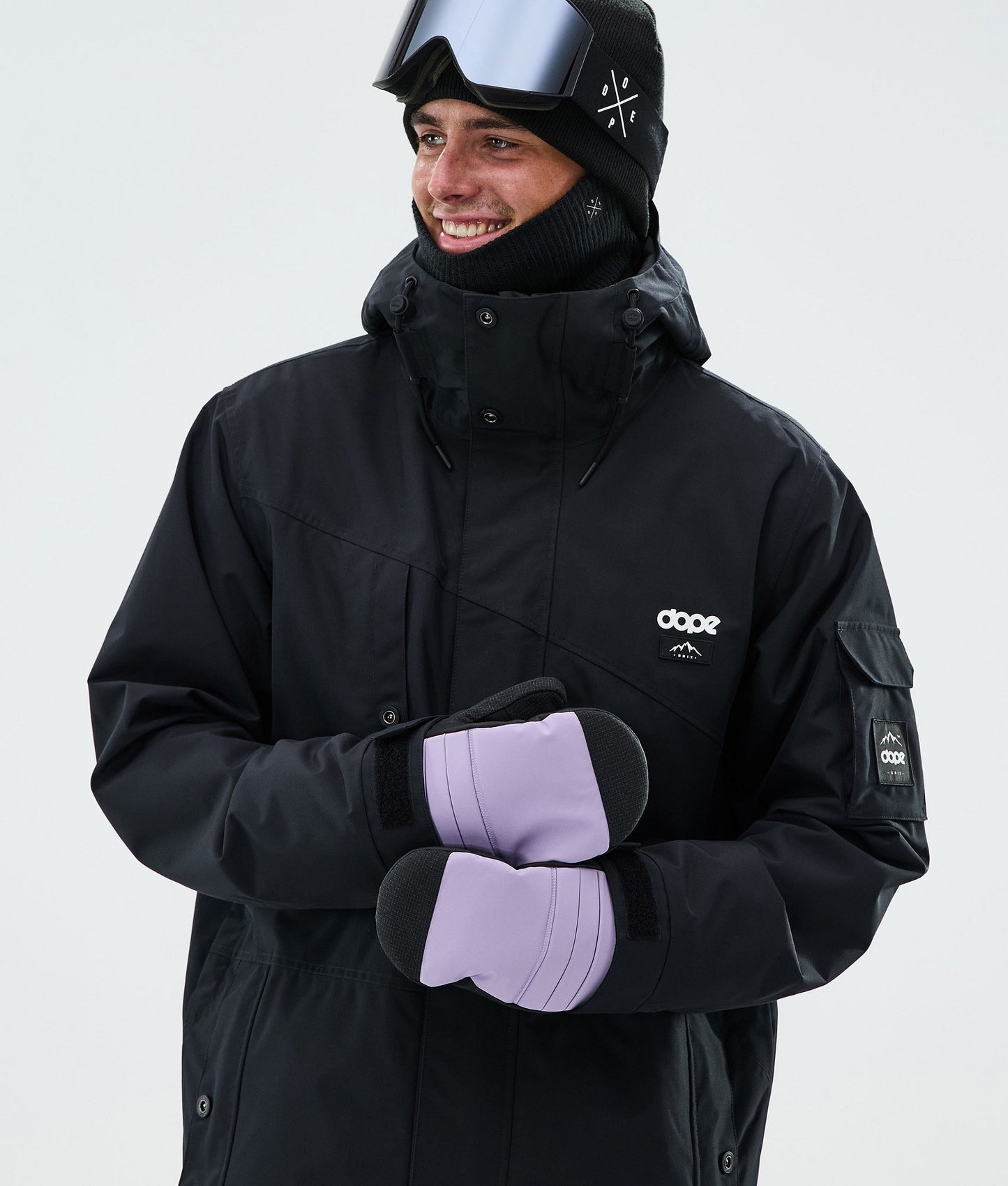 Snow Mittens Faded Violet