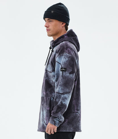 Fleece Hoodie Men Jungle Purple