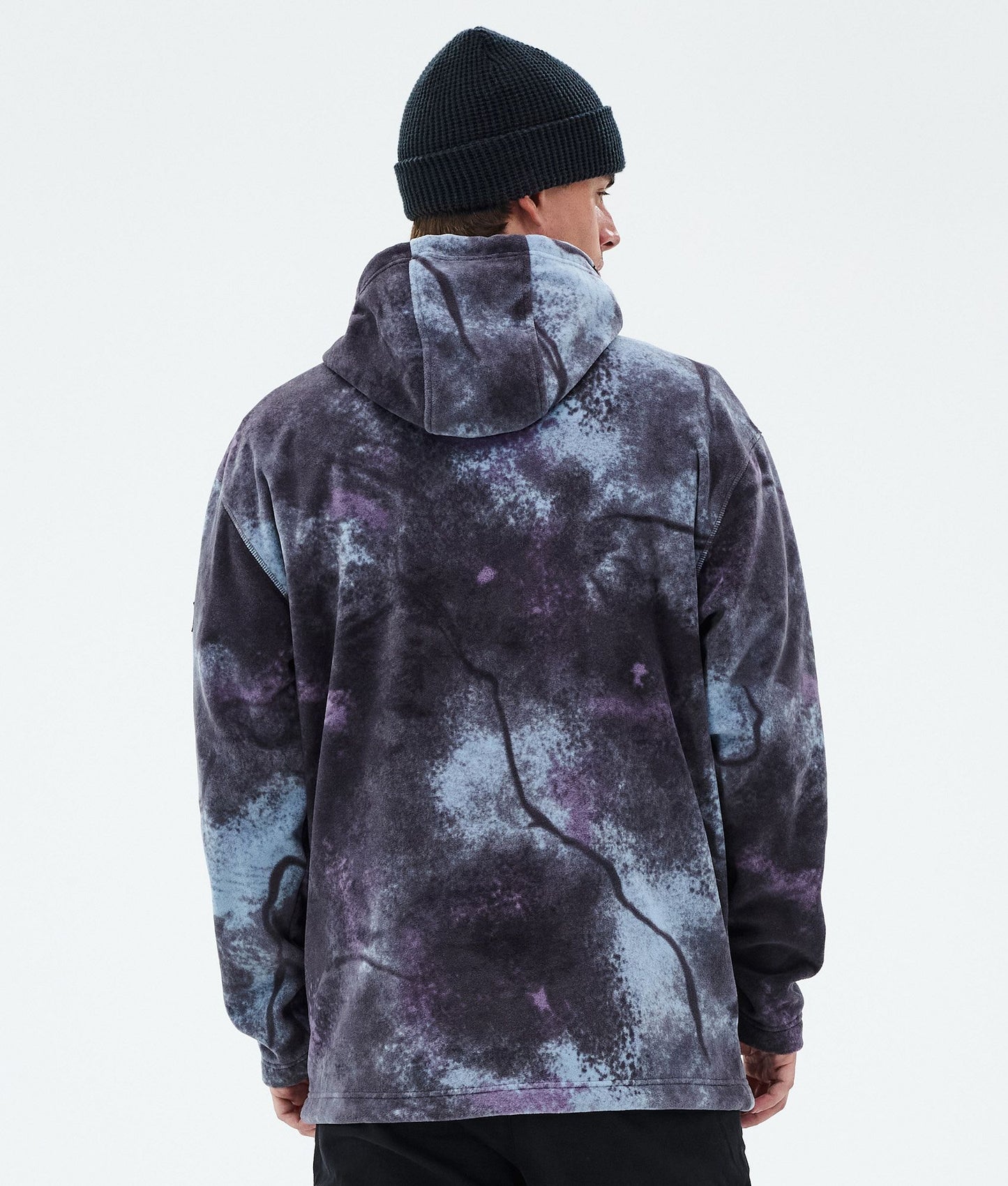 Fleece Hoodie Men Jungle Purple
