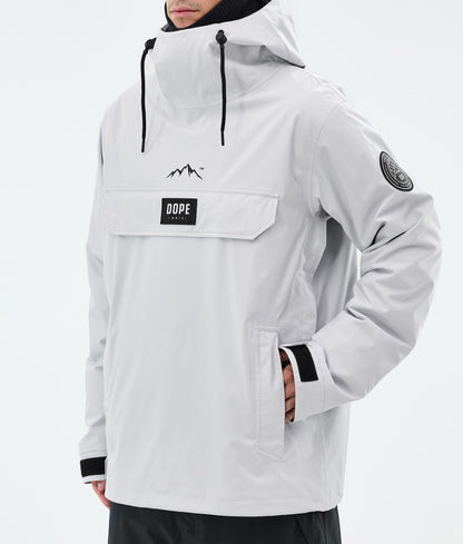 Snowboard Jacket Men Light Grey