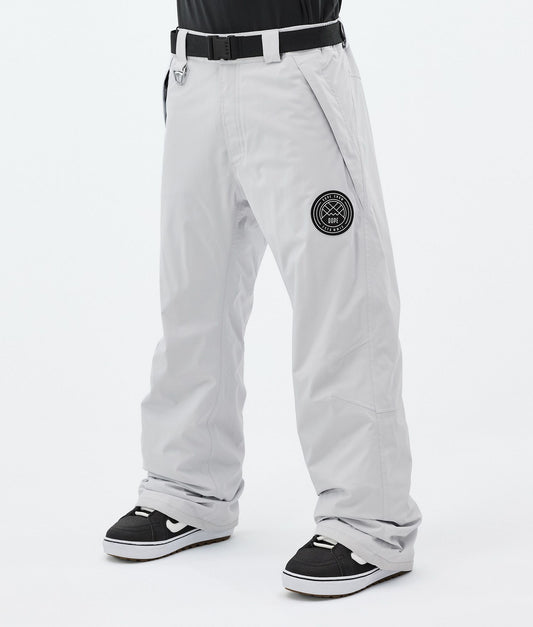 Snowboard Pants Men Light Grey
