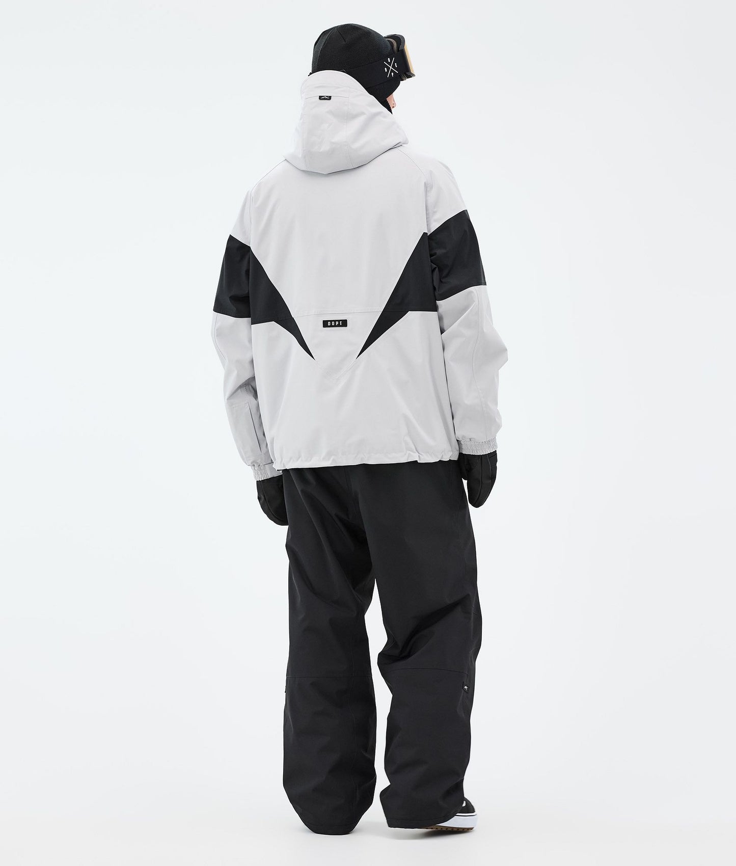 Snowboard Jacket Men Spike Light Grey/Black