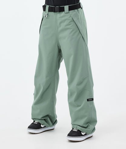 Snowboard Pants Women Faded Green