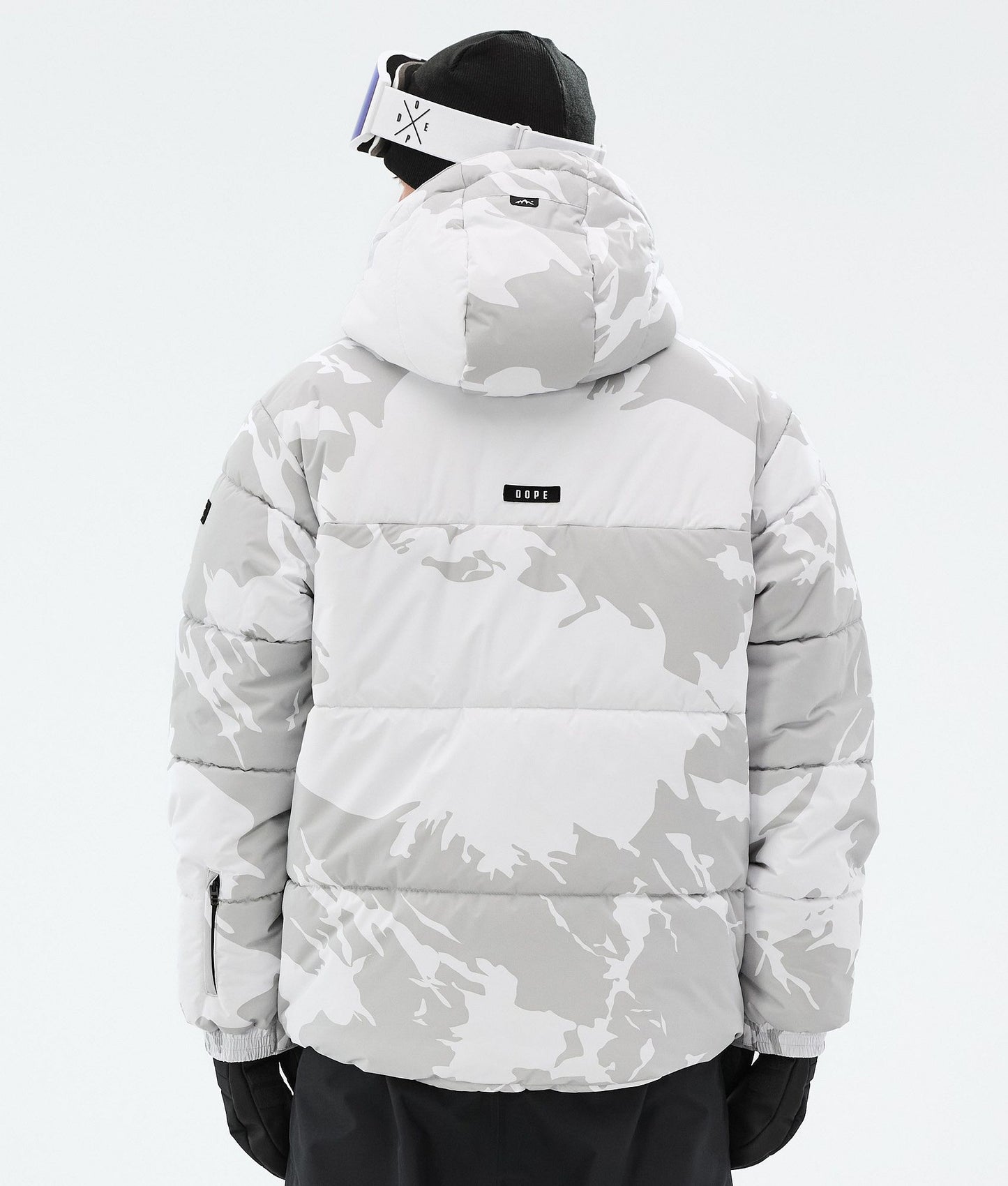 Snowboard Jacket Men Grey Camo