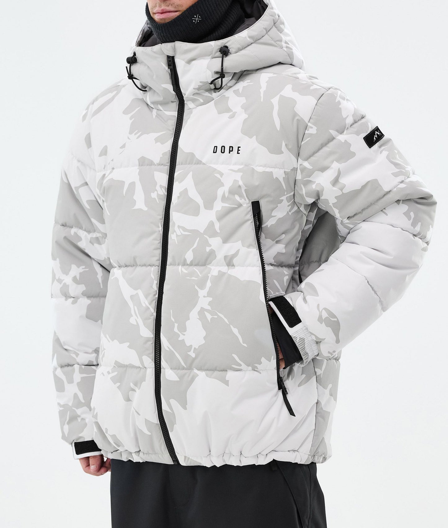 Snowboard Jacket Men Grey Camo