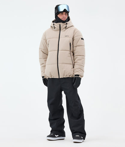 Snowboard Jacket Men Sand