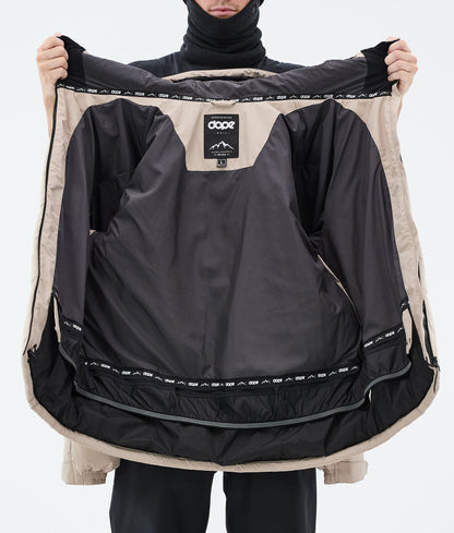 Snowboard Jacket Men Sand