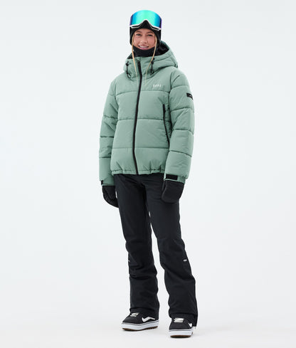 Snowboard Jacket Women Faded Green